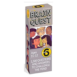 Brain Quest 6th Grade Q&A Cards, Paperback