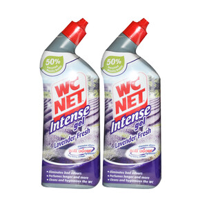 Buy Wc Net Intense Gel Assorted 2 x 750 ml Online at Best Price | Toilet Cleaners | Lulu Kuwait in Kuwait