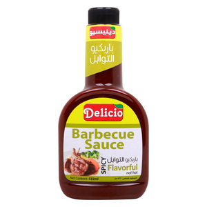 Delicio Barbecue Sauce Spicy, 532 ml