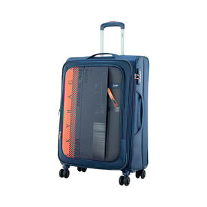 Skybags Airway Pro 4 Wheel Soft Trolley, 71 cm, Blue
