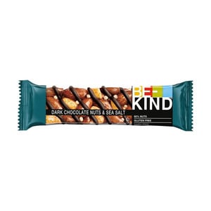 اشتري قم بشراء Be-Kind Dark Chocolate Nuts & Sea Salt Bar 40 g Online at Best Price من الموقع - من لولو هايبر ماركت Cereal Bars في الكويت