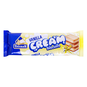 Deemah Vanilla Cream Biscuits, 68 g
