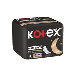Kotex Maxi Pads Night with Wings 8pcs