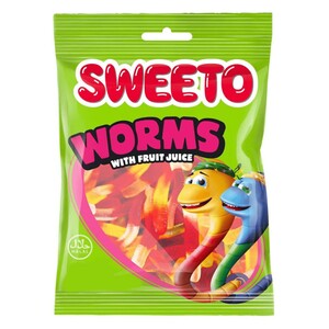 Sweeto Jelly Worms with Fruit Juice 80 g