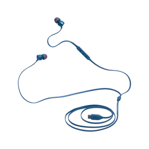 JBL TUNE 310C Wired Hi-Res In-Ear Headphones, Blue, JBLT310CBLU