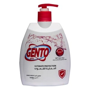Gento Antibacterial Hand Wash Ultimate Protection 500 ml