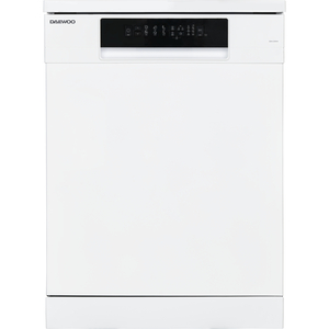 Daewoo Free Standing Dishwasher With 6 Washing Programs, 15 Place Setting, White, DDW-Z1511W