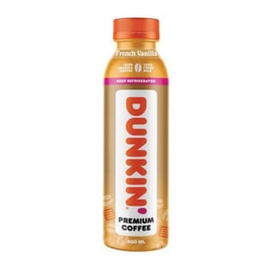 اشتري قم بشراء Dunkin French Vanilla Iced Coffee 300 ml Online at Best Price من الموقع - من لولو هايبر ماركت November Rush - Supermarket في الكويت
