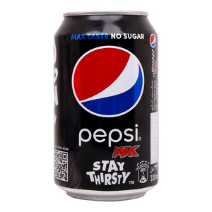 Pepsi Max No Sugar Soft Drink, 330 ml