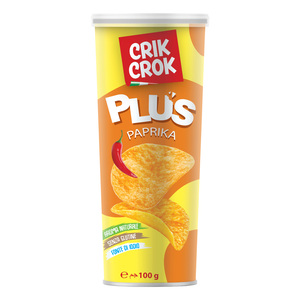 اشتري قم بشراء Crik Crok Plus Paprika Chips Gluten Free, 100 g Online at Best Price من الموقع - من لولو هايبر ماركت IMPORTED FROM AROUND THE WORLD في الكويت