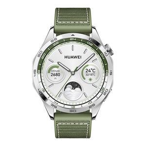 PRE-ORDER Huawei Smart Watch GT 4, 46 mm, Green Composite Braid Strap, Phoinix-B19W