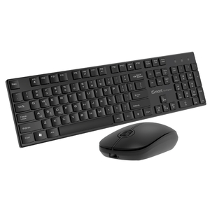 ISmart Wireless Keyboard and Mouse Combo, Black, IK90