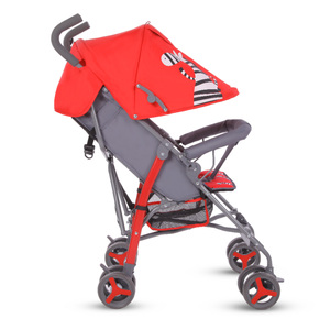 First Step Baby Buggy B801-C Red
