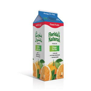 Florida's Natural No Added Sugar Orange No-Pulp Juice Value Pack 1.6 Litres