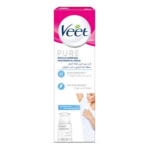 Veet Pure Bikini & Underarm Hair Removal Cream Sensitive 100 ml