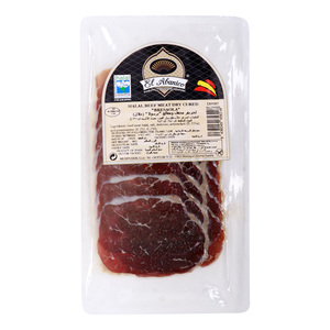 El Abanico Halal Beef Meat Dry Cured Bresaola, 80 g