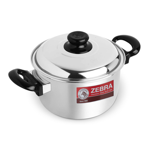 Zebra noodle soup pot Size 36cm 3 channels Stainless high-quality Stock  Pot+Lid