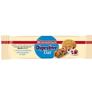 Papadopoulos Digestive Bar With Red Fruits and Milk 28 g