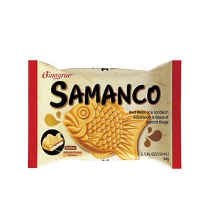 Binggrae Samanco Red Bean Ice Cream Sandwich 150 ml