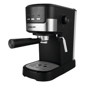 Nikai Espresso & Cappuccino Maker, 1100 W, Black/Silver, NEM1990AX