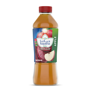 Hayatna No Added Sugar Apple Juice, 500 ml