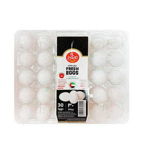 Al Balad White Eggs Medium 30 pcs