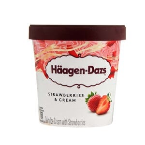 Haagen-Dazs  Strawberries & Cream Ice Cream 460 ml
