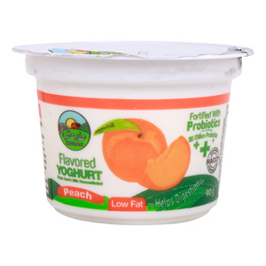 Mazzraty Probiotics Peach Flavoured Low Fat Yoghurt 6 x 90 g
