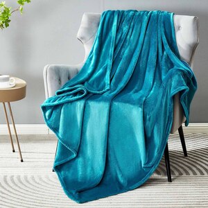 Bravo Flannel Blanket 160x220cm Blue