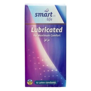 Smart Life Latex Lubricated Condoms 12 pcs