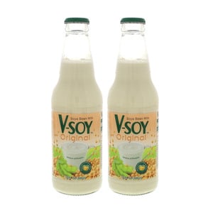 V-Soy Original Soya Bean Milk Value Pack 2 x 300 ml