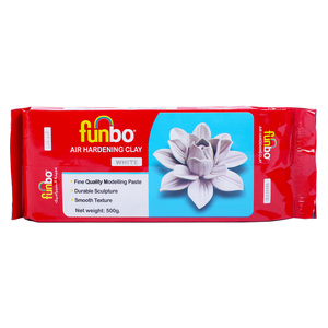 Funbo Modeling Clay 500 g White