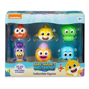 Baby Shark Big Show 6-Pack Collectible Figures, 61407