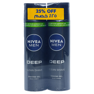 Nivea Shaving Gel Assorted Value Pack 2 x 200 ml