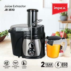 Impex JR 3510 850Watts 1000ml Juice Extractor with 100% Copper motor