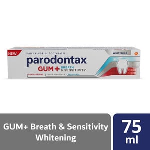 Parodontax Whitening Gum + Breath & Sensitivity Toothpaste 75 ml