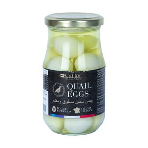 Caillor Boiled & Peeled Quail Eggs Jar 160 g