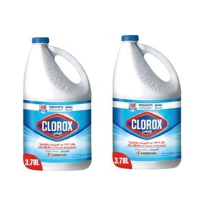Clorox Liquid Bleach Original Value Pack  2 x 3.78 Litres