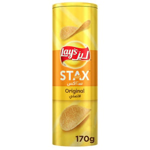 Lays Stax  Potato Crisps Original 170g