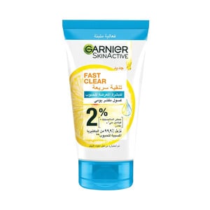 Garnier Skin Active Fast Clear Face Scrub for Acne-Prone Skin 150 ml