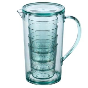 Home Acrylic Water Jug with 4 Tumbler, SEPT7T-5