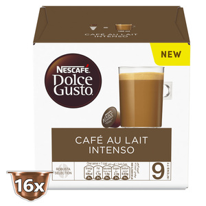 اشتري قم بشراء Nescafe Dolce Gusto Cafe Au Lait Intenso Coffee Capsules 16 pcs 160 g Online at Best Price من الموقع - من لولو هايبر ماركت Coffee Capsules في الكويت