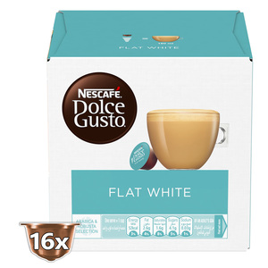 Buy Nescafe Dolce Gusto Flat White Coffee Capsules 16 pcs Online at Best Price | Coffee | Lulu KSA in Kuwait