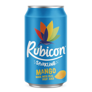 Buy Rubicon Sparkling Mango 330 ml Online at Best Price | Canned Fruit Drink | Lulu Kuwait in UAE