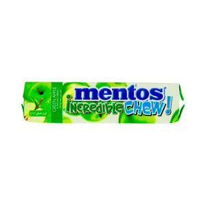 Mentos Incredible Chew with Green Apple Flavour, 45 g