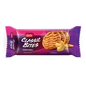 اشتري قم بشراء LuLu Classic Bites Cashew Cookies 8 x 83 g Online at Best Price من الموقع - من لولو هايبر ماركت Plain Biscuits في الكويت