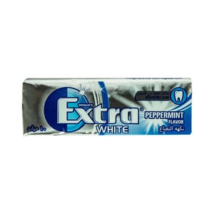 Wrigley's Sugar Free Extra White Peppermint Gum 10 pcs 14 g