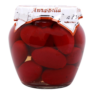 Buy Annabella Red Jumbo Olives In Brine, 550 g Online at Best Price | Olives | Lulu Kuwait in Kuwait