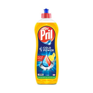Buy Pril Cold Power Lemon Dishwashing Liquid 1 Litre Online at Best Price | Washing Up | Lulu KSA in Kuwait