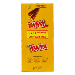 Twix Twin Chocolate 50 g 20 + 4